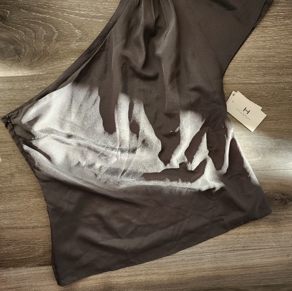 NWT - H by Halston One Shoulder Top - Picture 10 of 10